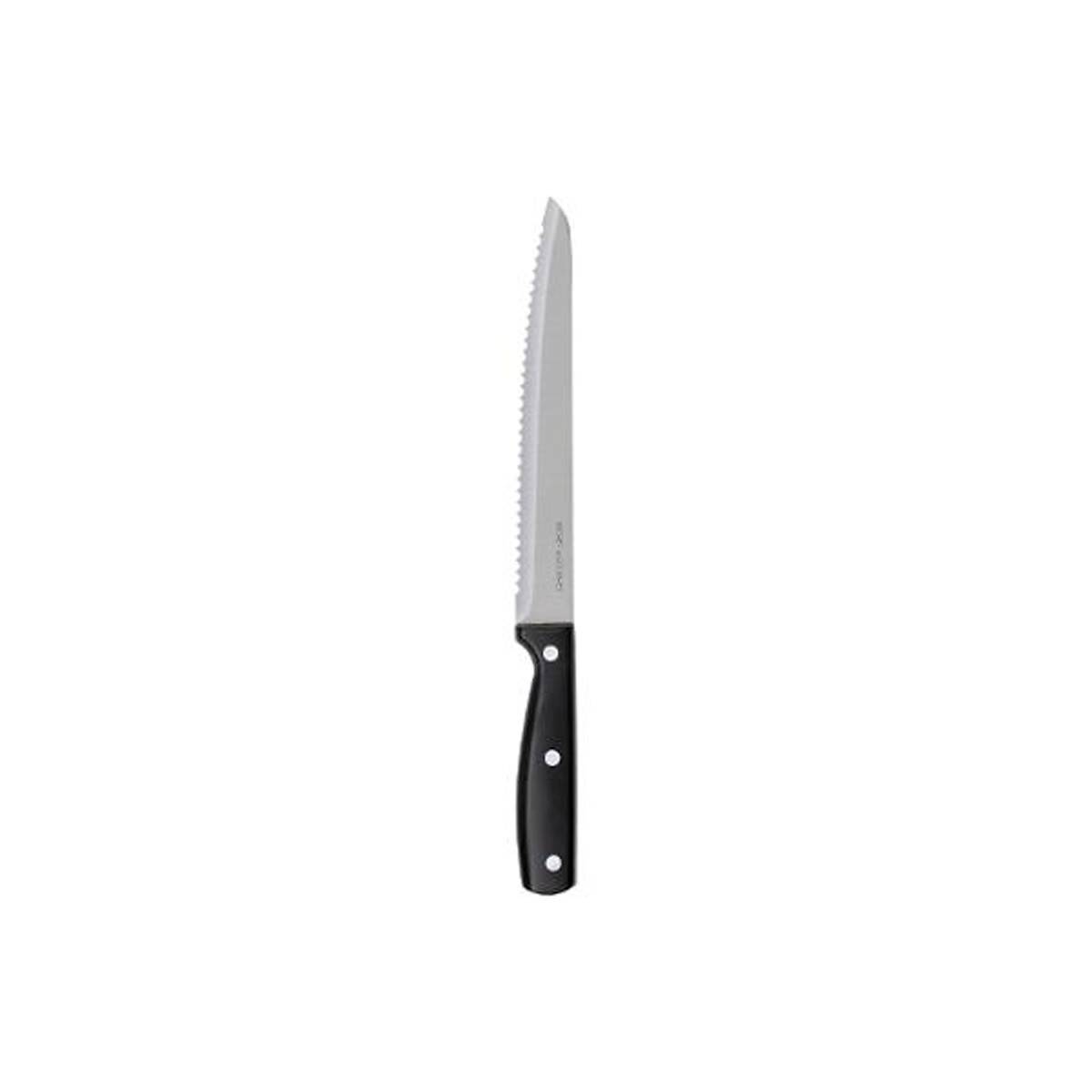 Couteau à Pain "Dice" Inox 32cm Noir - Image 1