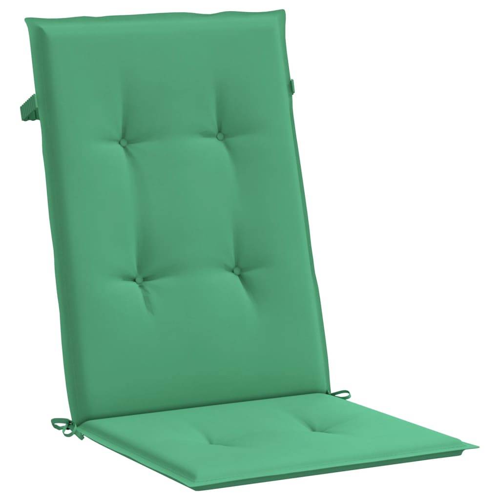 Prolenta Premium - Coussins de chaise de jardin polyester vert  120 x 50 x 3 cm  - Prolenta premium p330.4 - Image 5