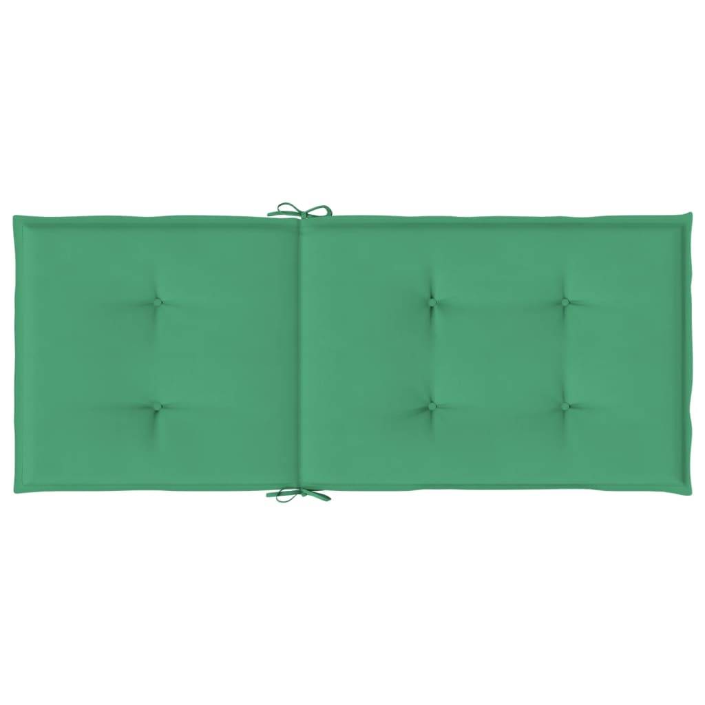 Prolenta Premium - Coussins de chaise de jardin polyester vert  120 x 50 x 3 cm  - Prolenta premium p330.4 - Image 7