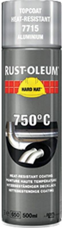 Peinture finitions Hard Hat® aluminium haute température 750° 500ml - RUST-OLEUM - 7715 - Image 1