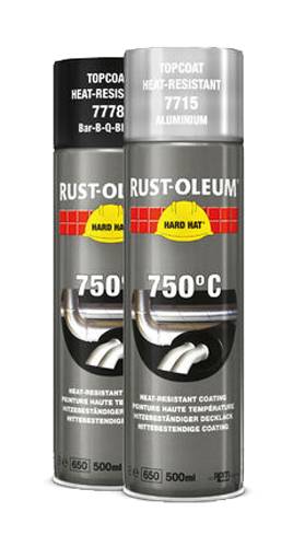 Peinture finitions Hard Hat® aluminium haute température 750° 500ml - RUST-OLEUM - 7715 - Image 1