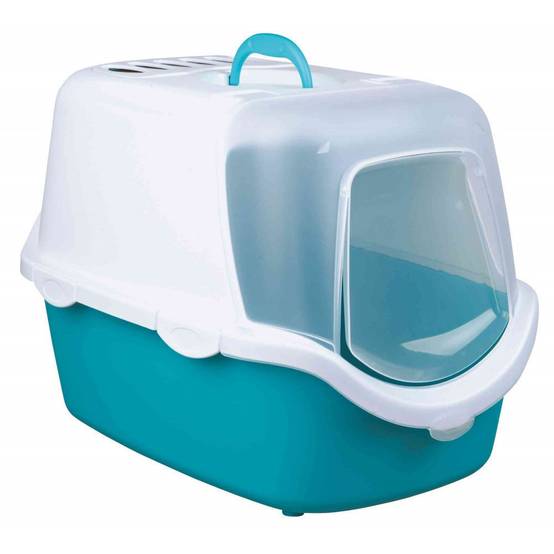 animallparadise - Maison de toilette, Vico Open Top turquoise 40 x 56 x 40 cm pour chat. - Image 1