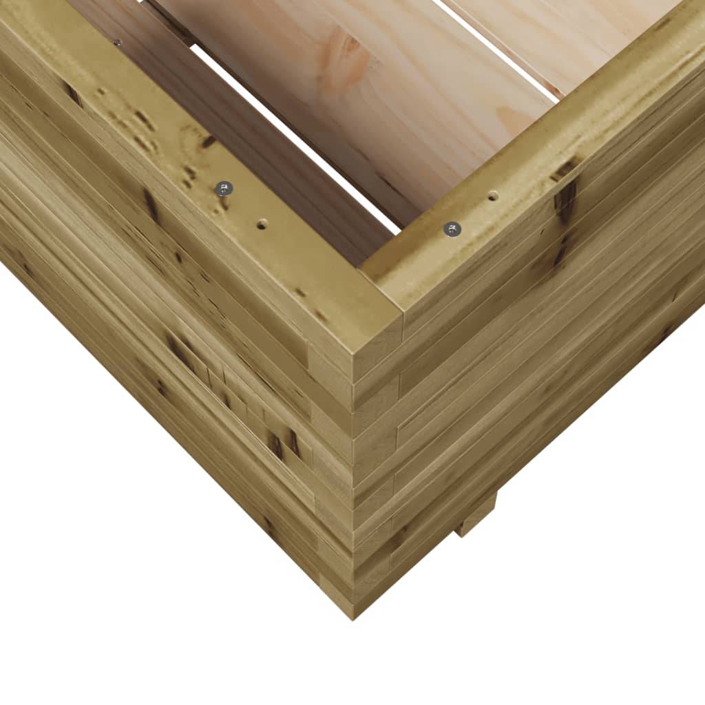 Maison Chic - Jardinière, Bac à fleurs, Pot de fleurs 70x70x49,5 cm bois de pin imprégné-JU13877 - Imagen 7