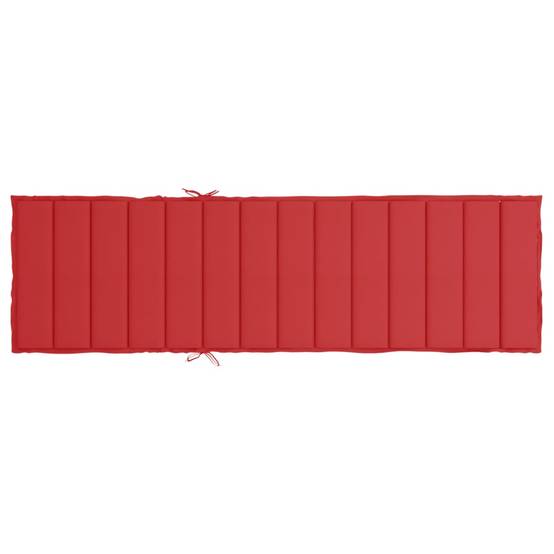 PANGIVO - Coussin de chaise longue tissu oxford rouge 200 x 50 x 3 cm - PANGIVO - Image 5
