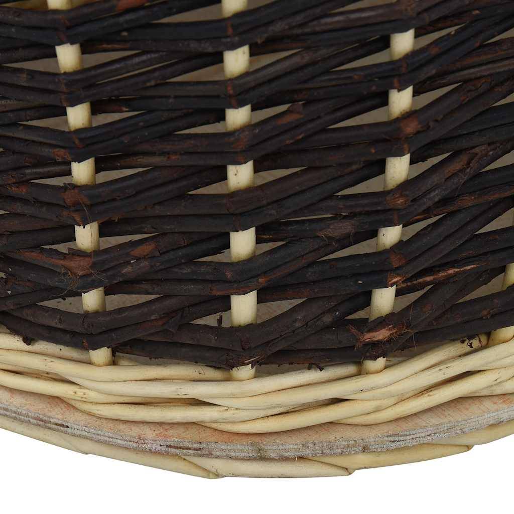 Grand sac à dos panier à bûches en osier naturel transport bois 58 cm – ComfortXL Outdoor Living - Image 8