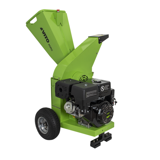 Broyeur de végétaux Thermique 15CV - 3 Lames de coupe - Branches Ø100mm Max Démarrage électrique Moteur 4T Poignées VITO - Image 7