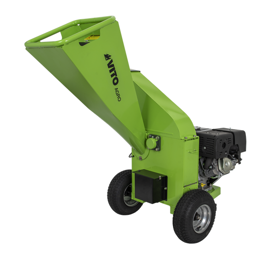 Broyeur de végétaux Thermique 15CV - 3 Lames de coupe - Branches Ø100mm Max Démarrage électrique Moteur 4T Poignées VITO - Image 8
