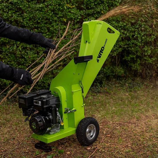 Broyeur de végétaux Thermique 15CV - 3 Lames de coupe - Branches Ø100mm Max Démarrage électrique Moteur 4T Poignées VITO - Image 10