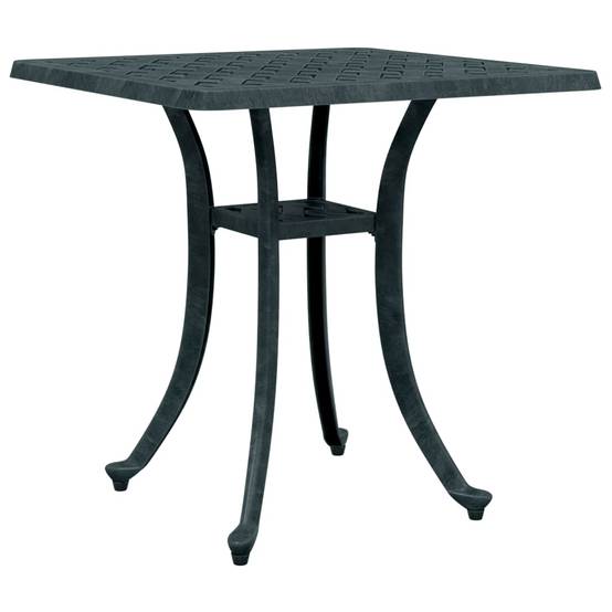Table de jardin aluminium coulé vert 53 x 53 x 53 cm, Poids :4.85kg - PANGIVO - Image 2