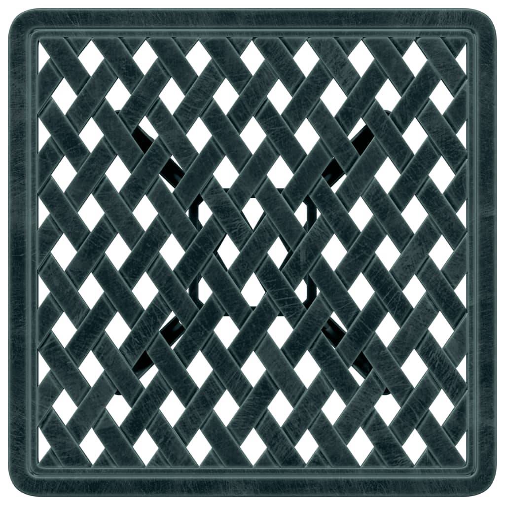 Table de jardin aluminium coulé vert 53 x 53 x 53 cm, Poids :4.85kg - PANGIVO - Image 8