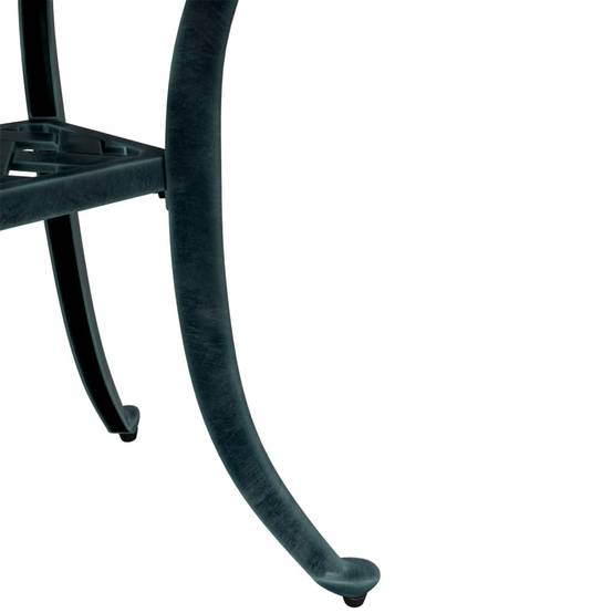Table de jardin aluminium coulé vert 53 x 53 x 53 cm, Poids :4.85kg - PANGIVO - Image 10