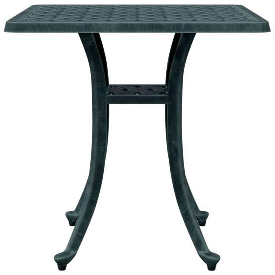 Table de jardin aluminium coulé vert 53 x 53 x 53 cm, Poids :4.85kg - PANGIVO - Image 6