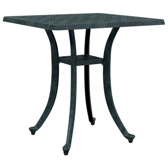 Table de jardin aluminium coulé vert 53 x 53 x 53 cm, Poids :4.85kg - PANGIVO - Image 7