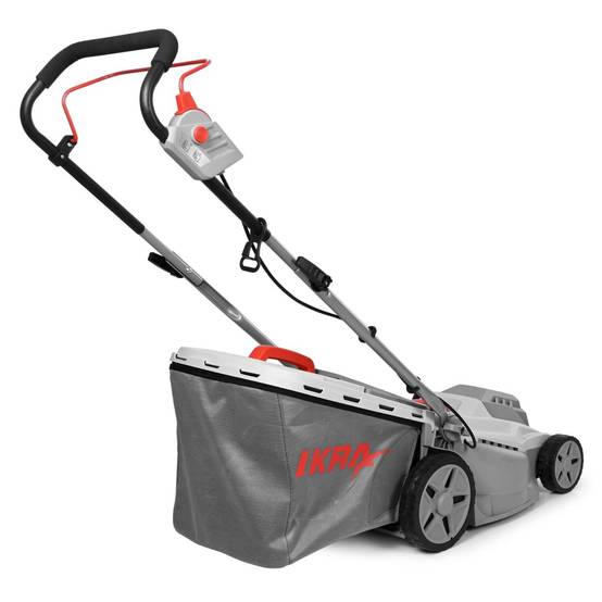 Tondeuse électrique 1600W 2en1 Tonte & Ramassage Pelouse Largeur de coupe 38cm, 5 Hauteurs de coupe, Tondeuse gazon Bac 42L IKRA - Image 3