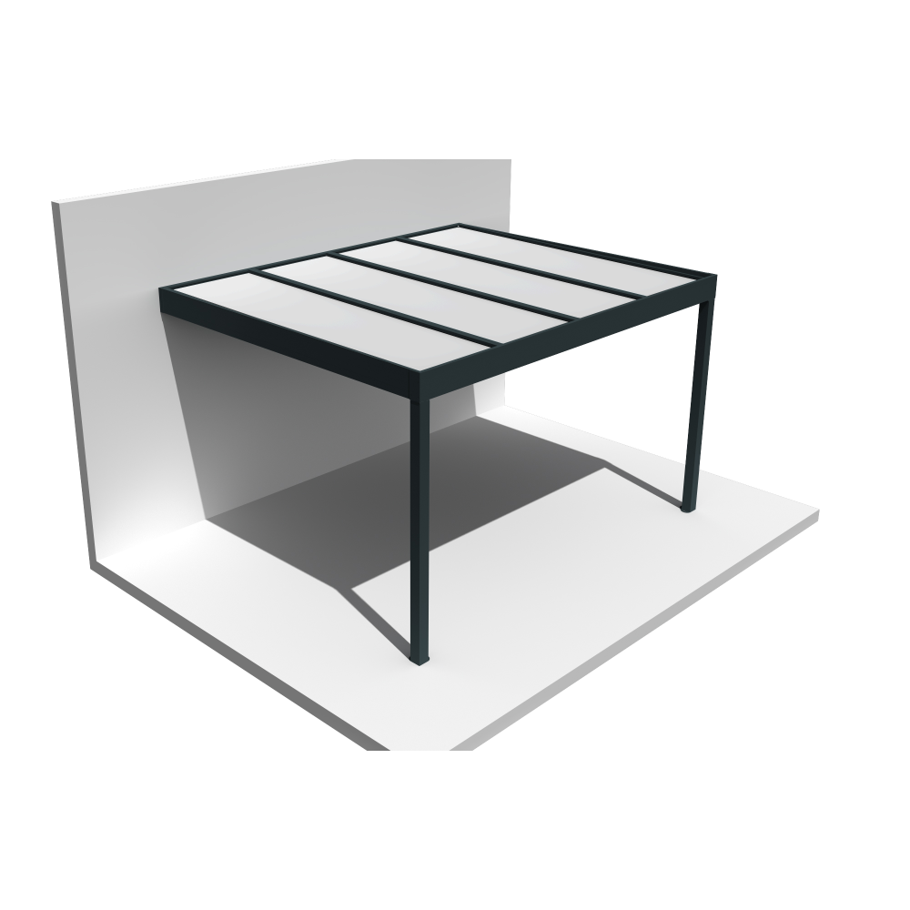 Pergola HAPESIRE Isotoit® 6,26x3,00m (Gris anthracite) - Alia Productions - Imagen 2