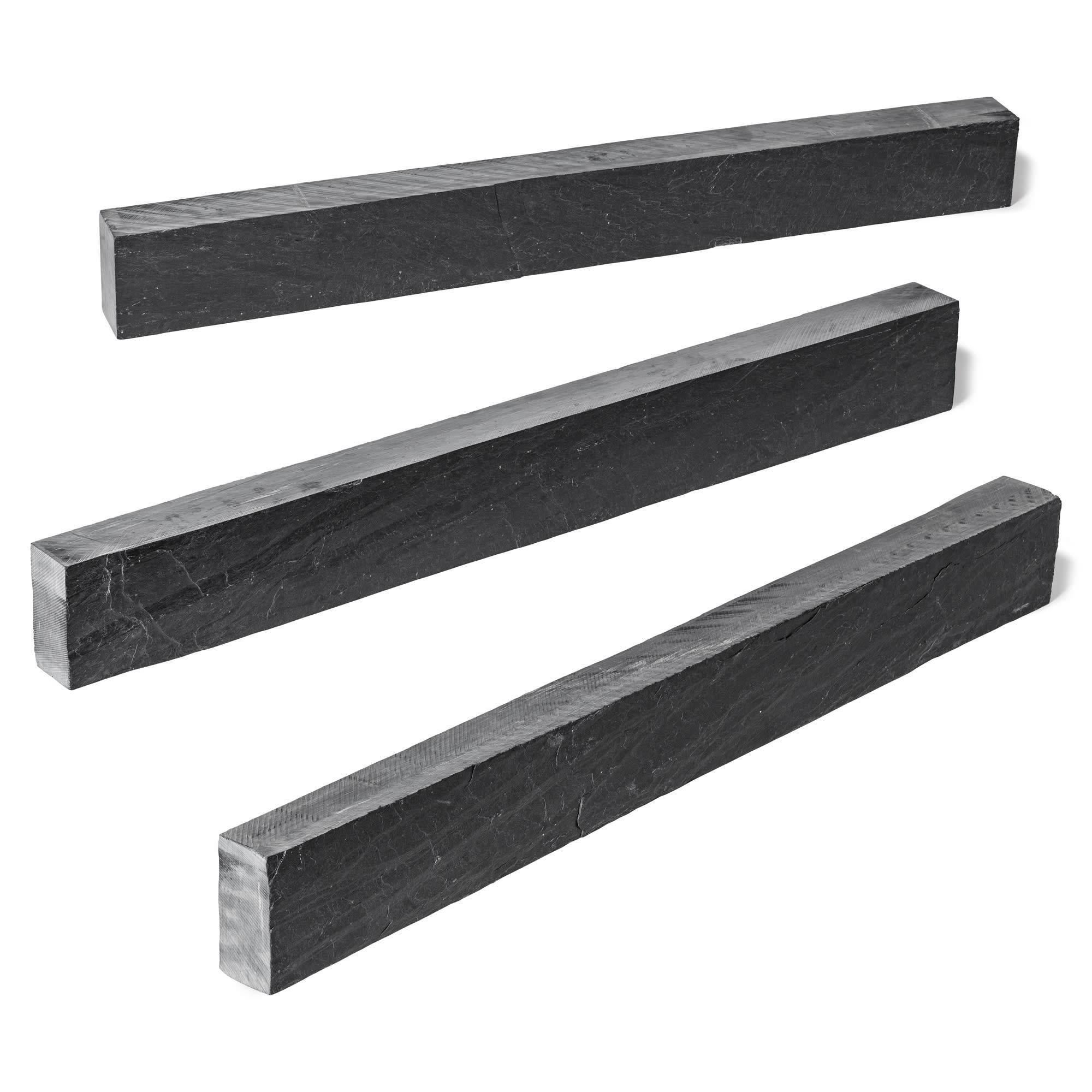 Bordure de jardin Ardoise Noire 100x10x6 cm (lot de 5 bordures soit 5 mètres) - RO'MA NATURE - Image 4