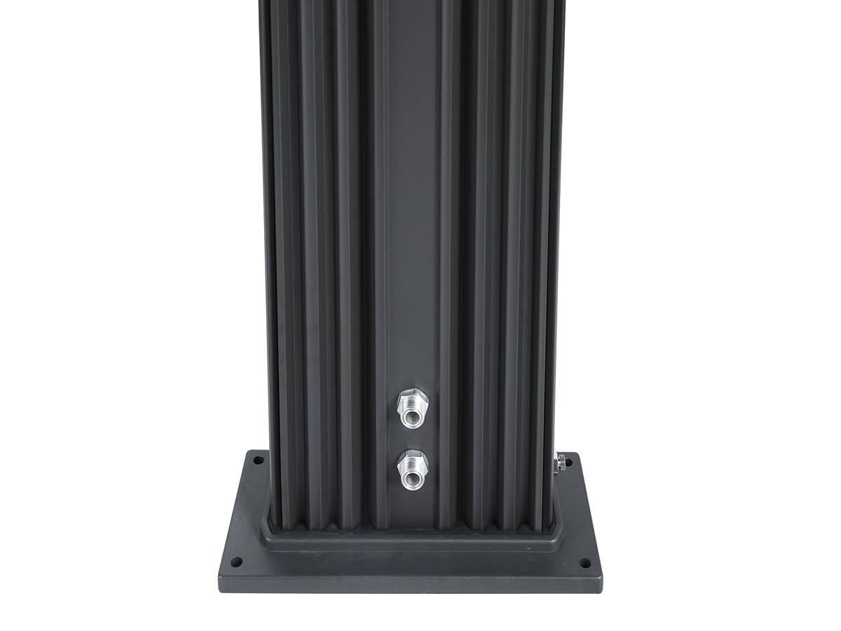 Formidra - Douche Hybride Dada Straight 40L Coloris Anthracite / Alu brossé - Imagen 2