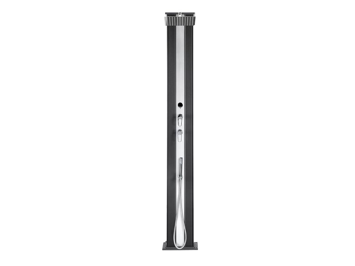 Formidra - Douche Hybride Dada Straight 40L Coloris Anthracite / Alu brossé - Imagen 3