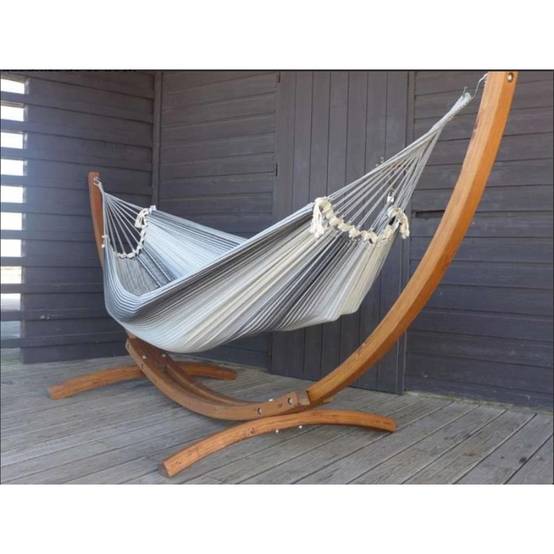 Tropical Hamac - Support hamac Latino Relax L 3 gris - Tropical Hamac - Image 3