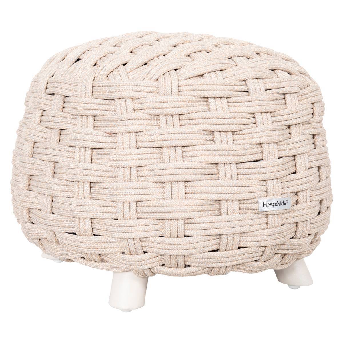 Hesperide - Pouf de jardin Obbae beige lin - Hespéride - Image 1