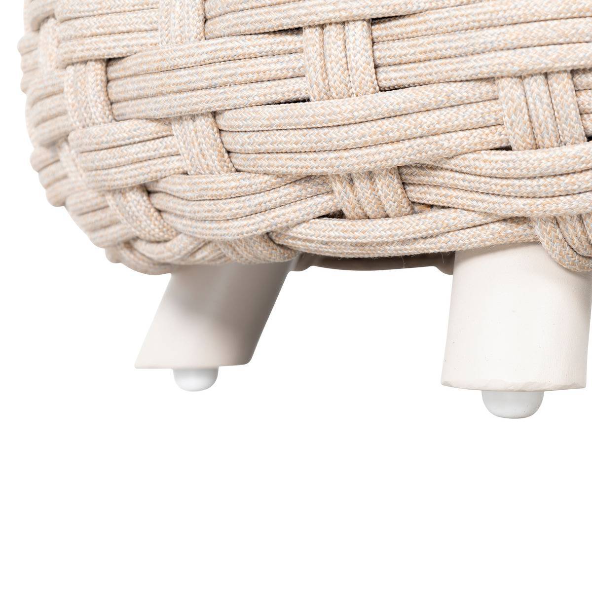 Hesperide - Pouf de jardin Obbae beige lin - Hespéride - Image 3