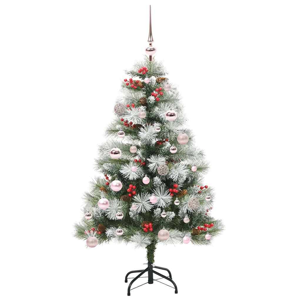 Vidaxl - Sapin de Noël artificiel Vert et blanc 150 cm vidaXL 3395172 - Image 5