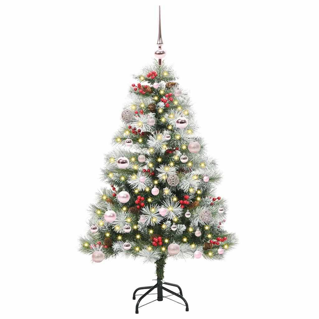 Vidaxl - Sapin de Noël artificiel Vert et blanc 150 cm vidaXL 3395172 - Image 4