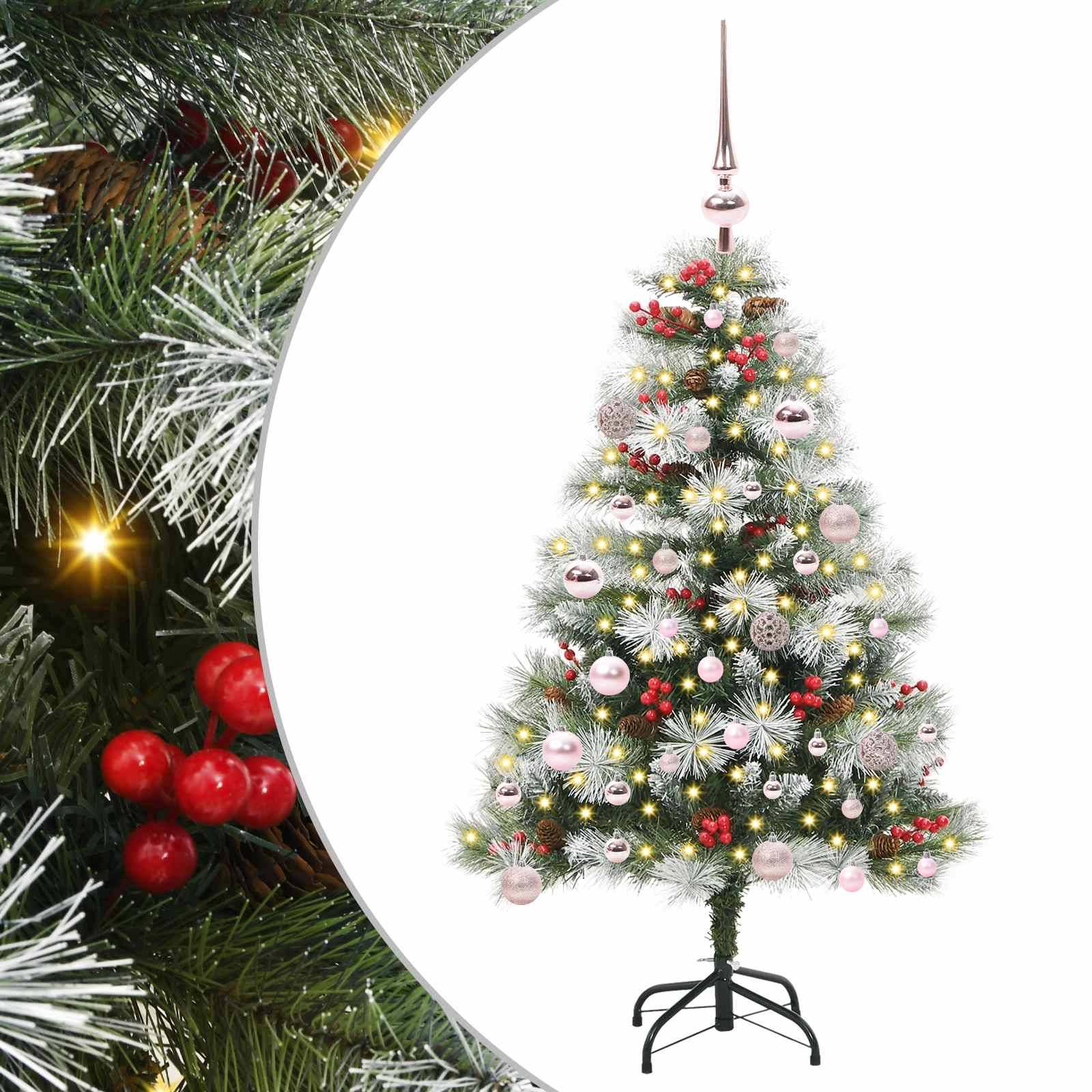Vidaxl - Sapin de Noël artificiel Vert et blanc 150 cm vidaXL 3395172 - Image 2