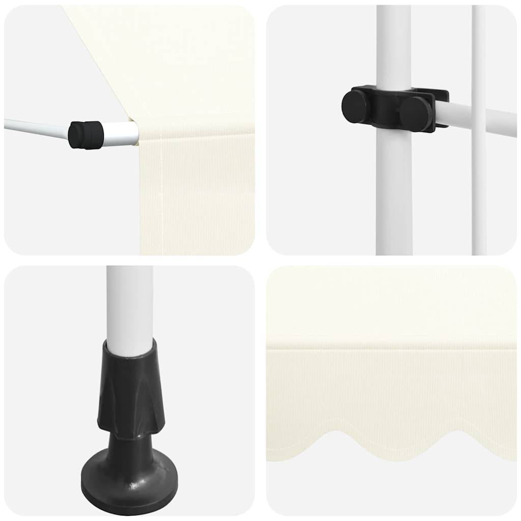 Vidaxl - Auvent manuel rétractable 250 cm Crème vidaXL 143695 - Imagen 7