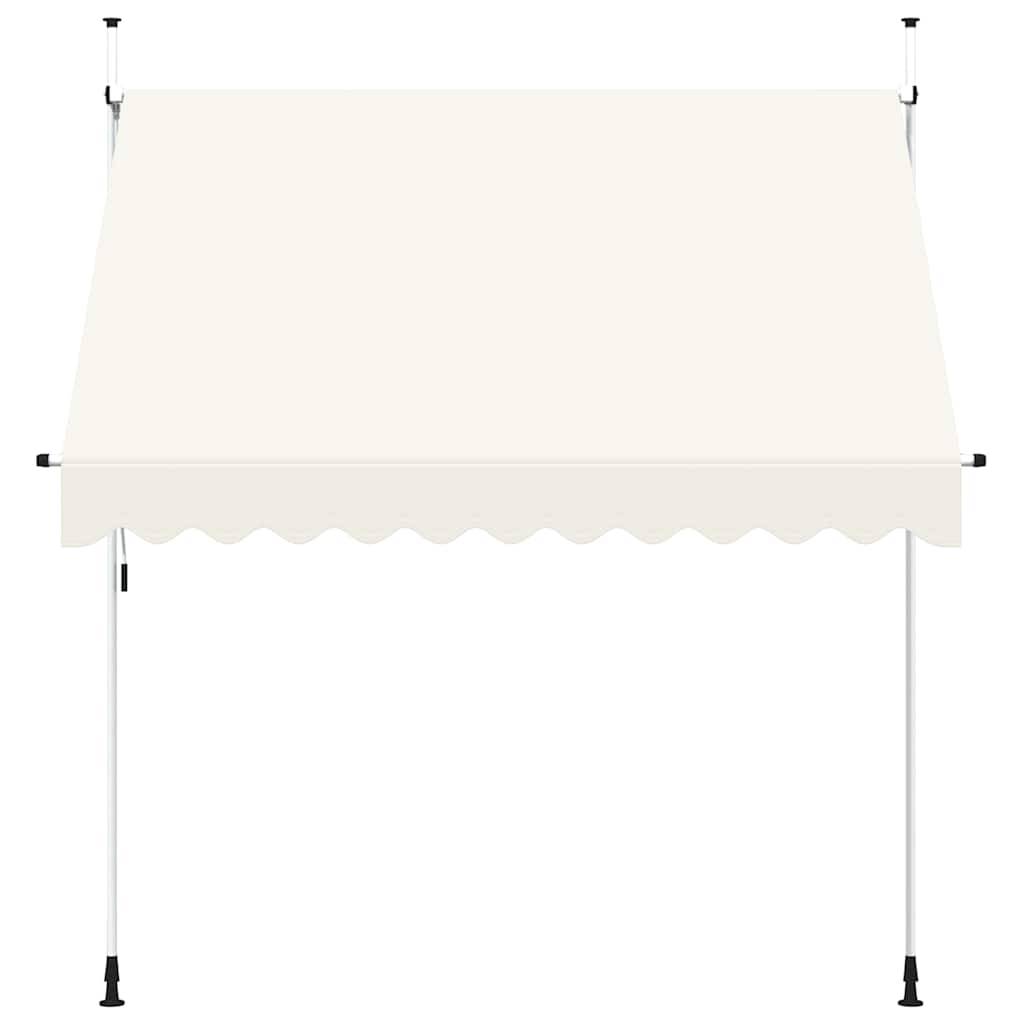Vidaxl - Auvent manuel rétractable 250 cm Crème vidaXL 143695 - Imagen 4