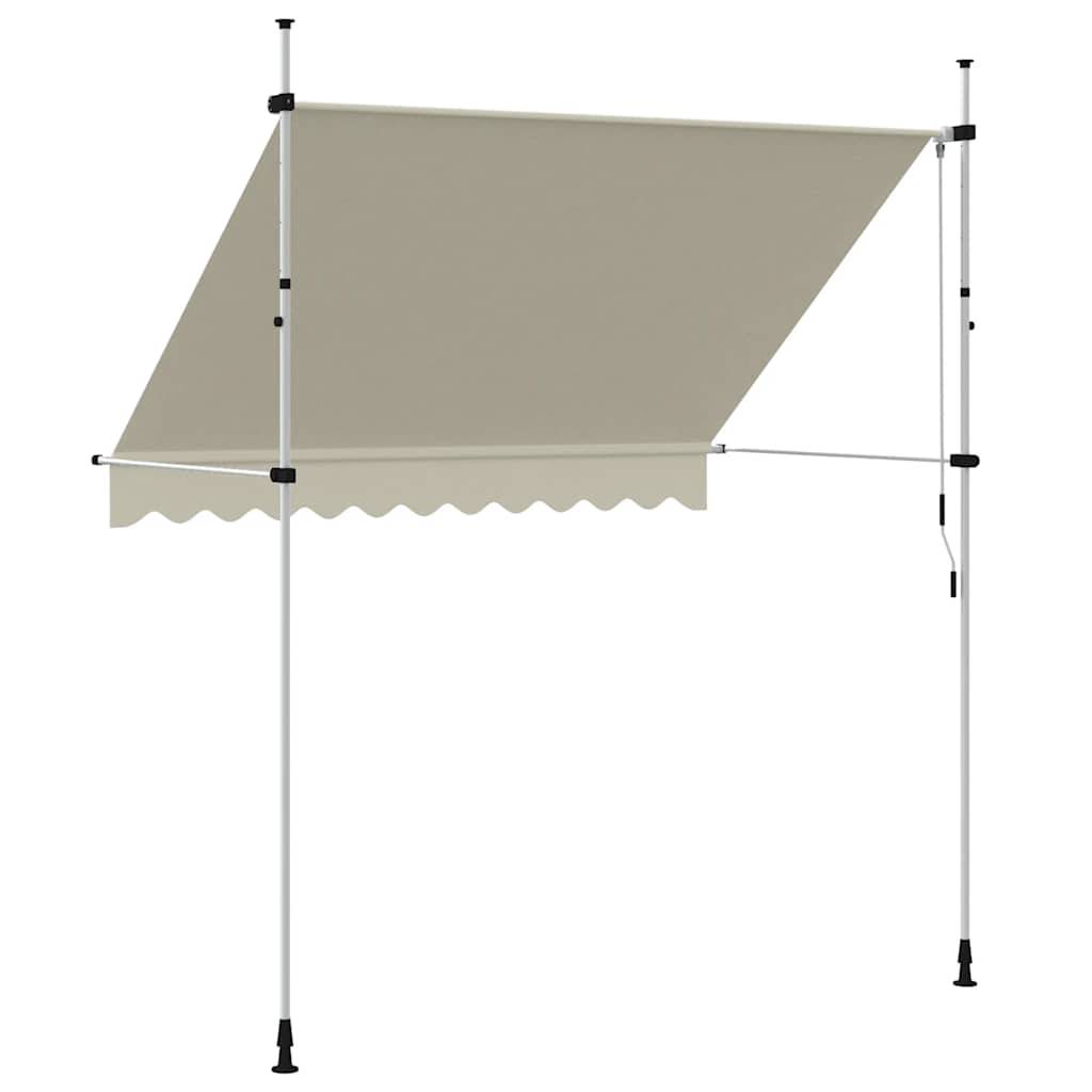 Vidaxl - Auvent manuel rétractable 250 cm Crème vidaXL 143695 - Imagen 5