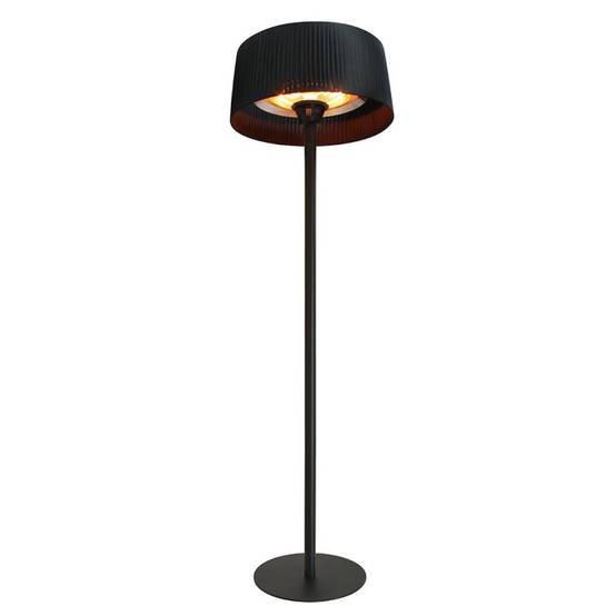 Favex - Parasol chauffant électrique Sirmione Noir - FAVEX - Extérieur - 3 Puissances de Chauffe - 74 x 74 x 224 cm, Noir - Imagen 1