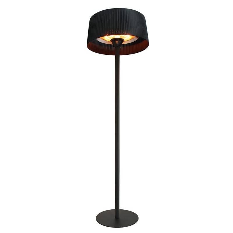 Favex - Parasol chauffant électrique Sirmione Noir - FAVEX - Extérieur - 3 Puissances de Chauffe - 74 x 74 x 224 cm, Noir - Imagen 1