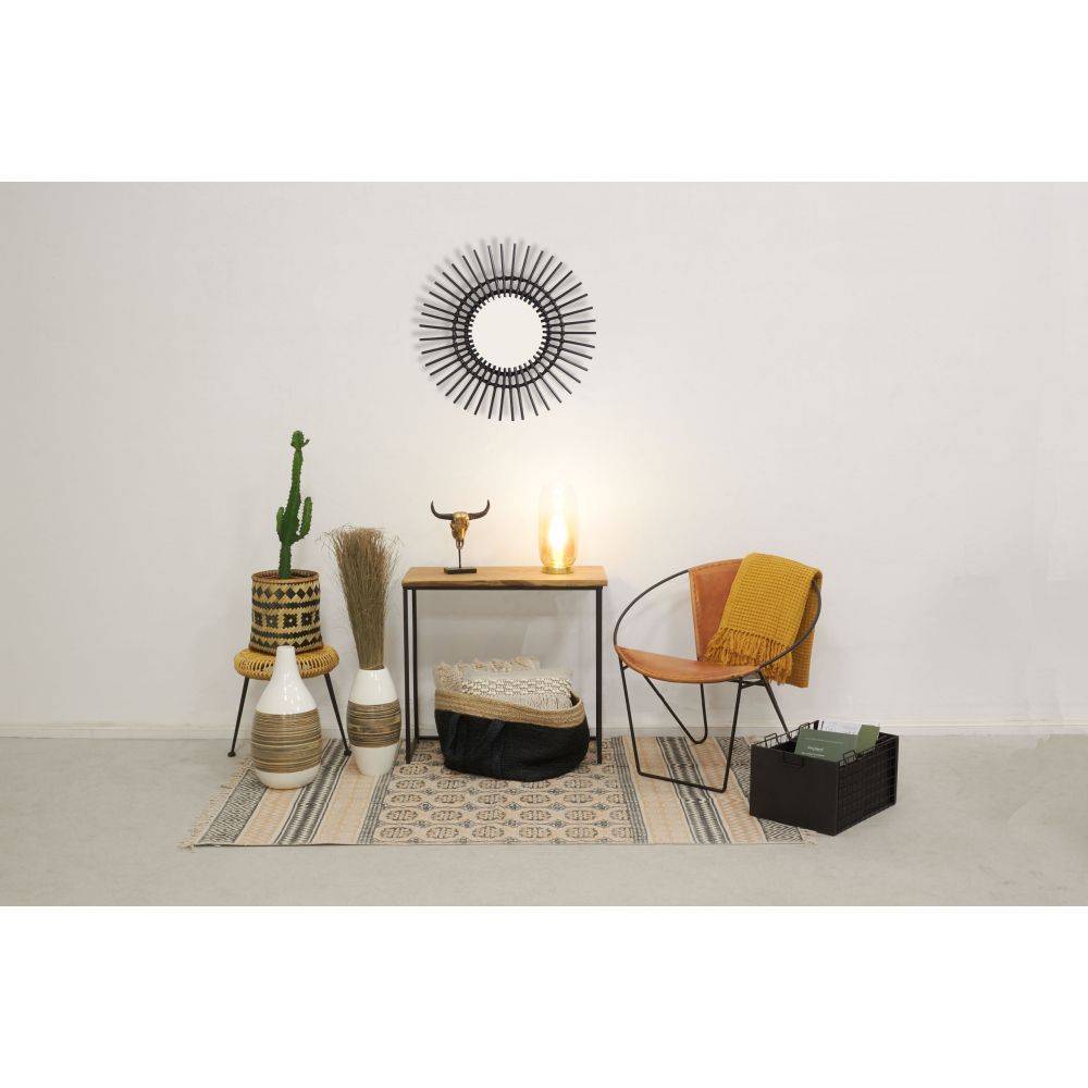 Aubry Gaspard - Corbeilles de rangement carrées en jute (Lot de 3) - Imagen 2