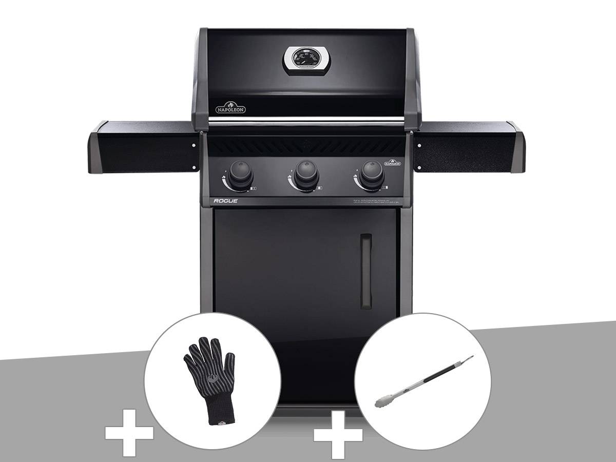 Napoleon - Barbecue à gaz Rogue 425 + Gant résistant à la chaleur + Pince auto-verrouillable - Napoleon