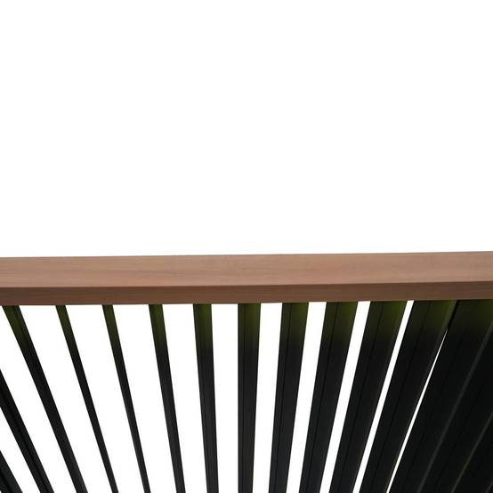Pergola bioclimatique autoportante Evora 4x3m miel Hespéride - Image 4