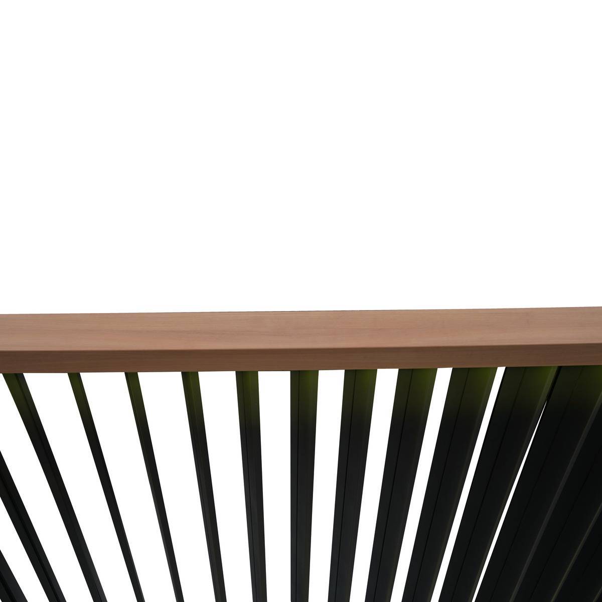 Pergola bioclimatique autoportante Evora 4x3m miel Hespéride - Image 4