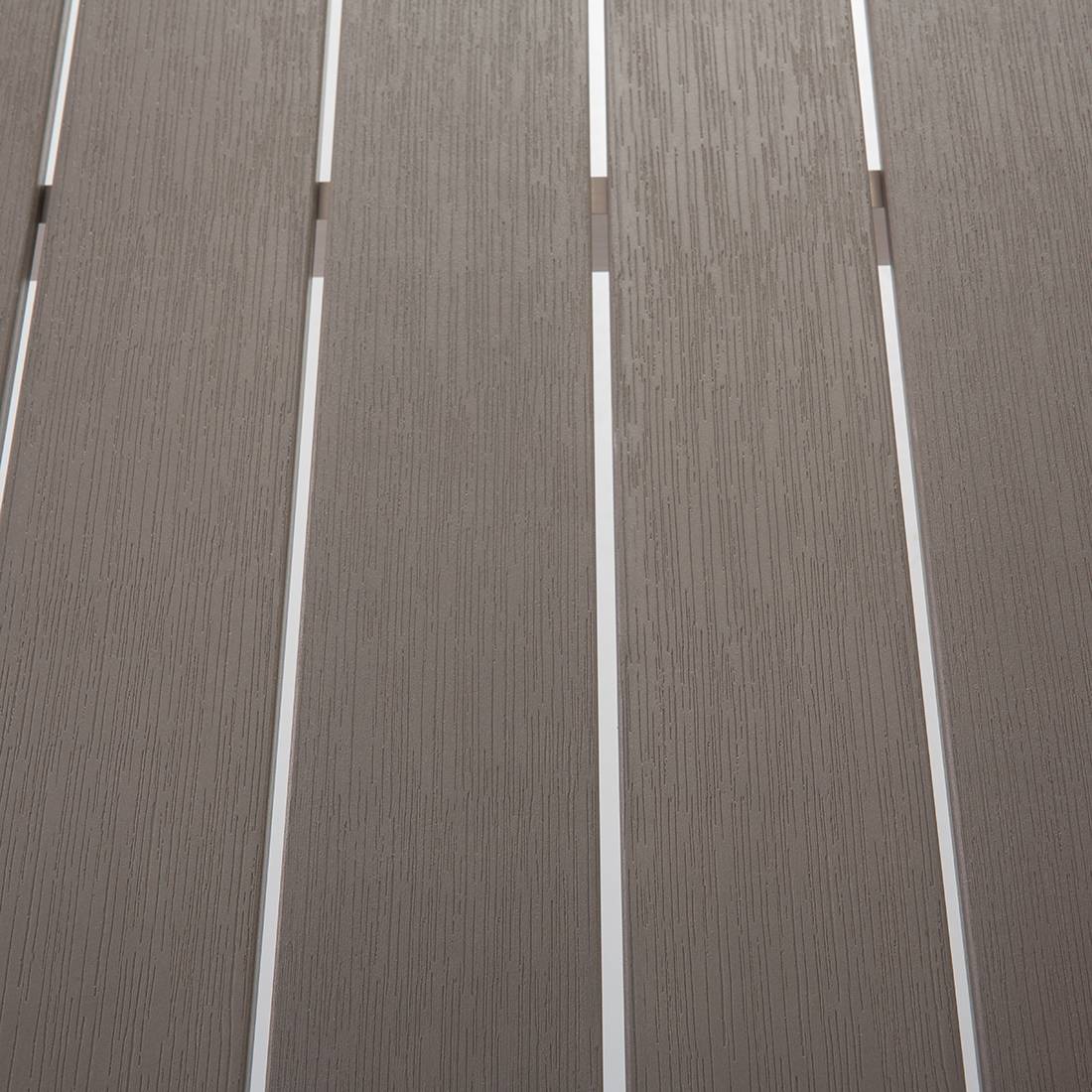 Set de salle à manger Bois synthétique Gris VERNIO - Beliani - Image 5