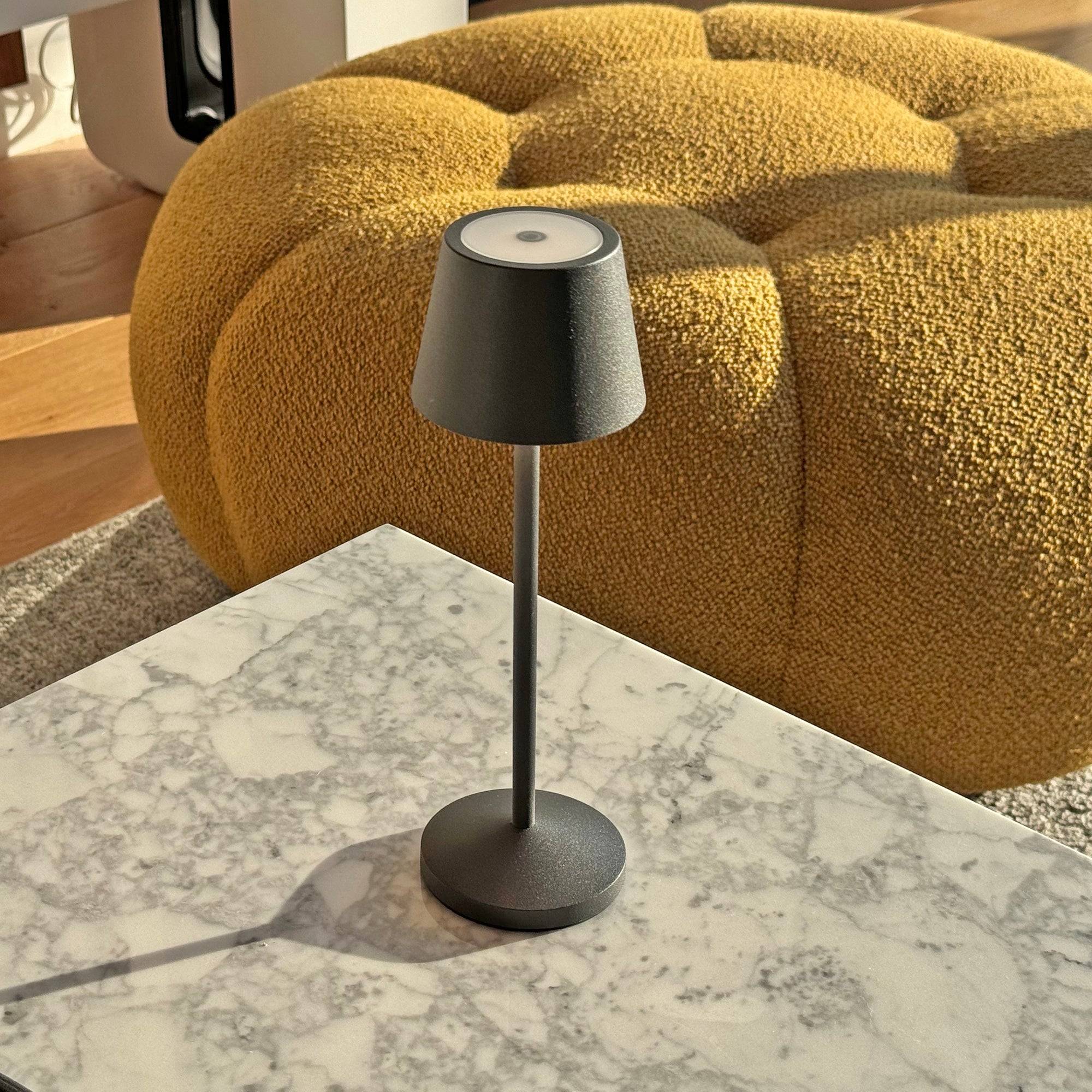 Lumisky - Lampe de table sans fil EMILY Gris H25cm - Imagen 10