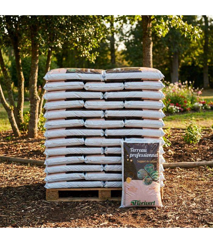 Florivert - Palette de 36 sacs de 70 l de terreau prêt à l'emploi Fleurissement PAE Florivert NEG01617-36x70