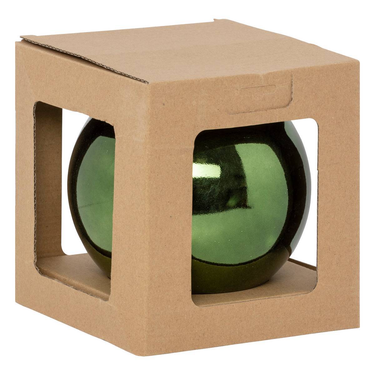 Atmosphera - Maxi boule de noël 15cm vert olive - Atmosphera Créateur d'intérieur - Image 2