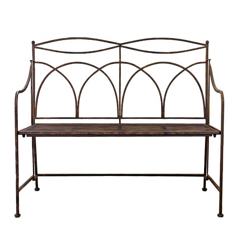 La Grande Prairie - Banc de jardin fer 107x46x95cm