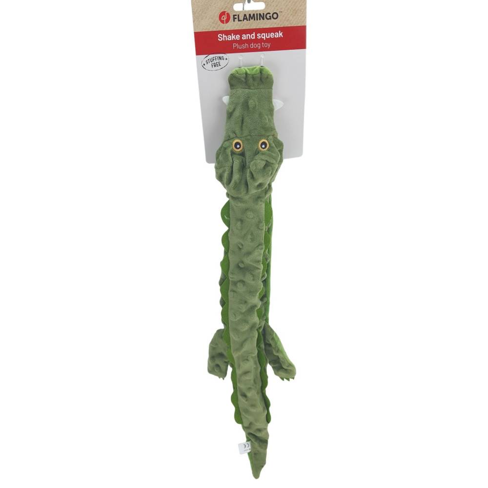 Flamingo - jeux Crocodile Ruben vert 60 cm pour chien - Imagen 7