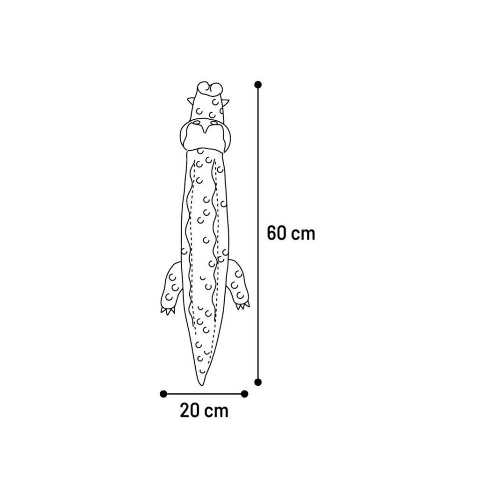 Flamingo - jeux Crocodile Ruben vert 60 cm pour chien - Imagen 2