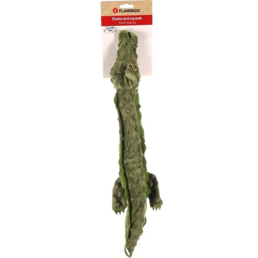 Flamingo - jeux Crocodile Ruben vert 60 cm pour chien - Imagen 3