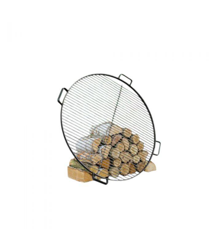 Divers - Grille de cuisson en acier avec 4 poignées à poser sur brasero - Ø 60 cm - Imagen 2