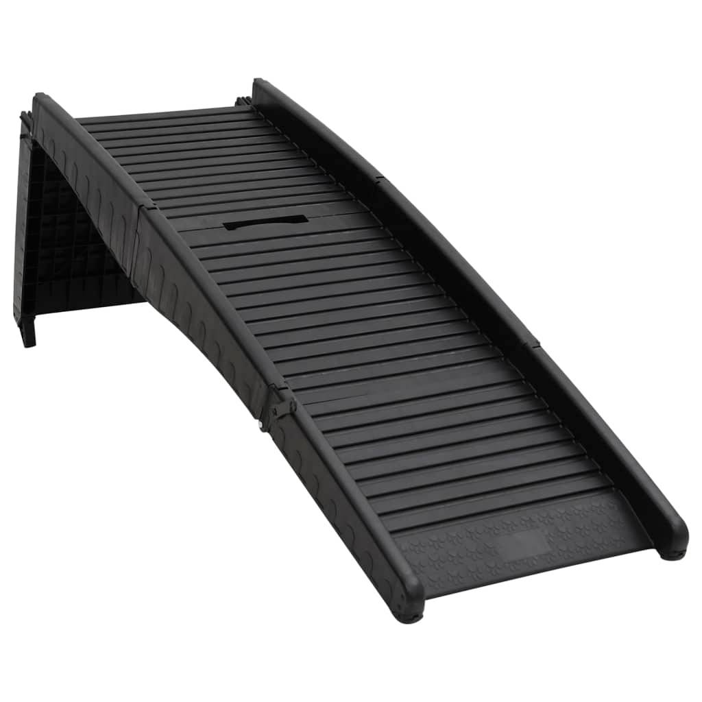 Vidaxl - Rampe pliable pour chien Noir 153x40x12,5 cm Plastique vidaXL 152231 - Imagen 6