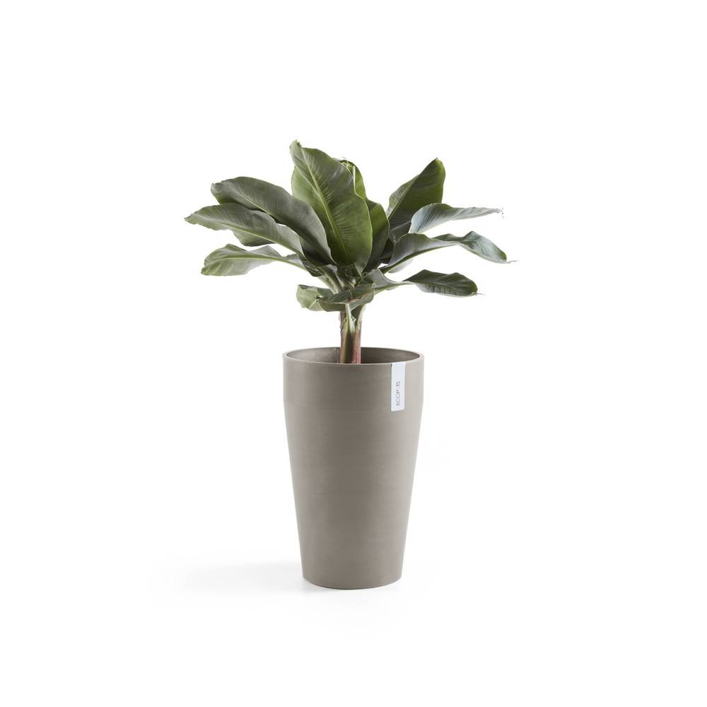 Ecopots - Pot Haut Sankara 55 Taupe - Ø 35 x H. 55 cm - 36 L ECOPOTS - Imagen 2
