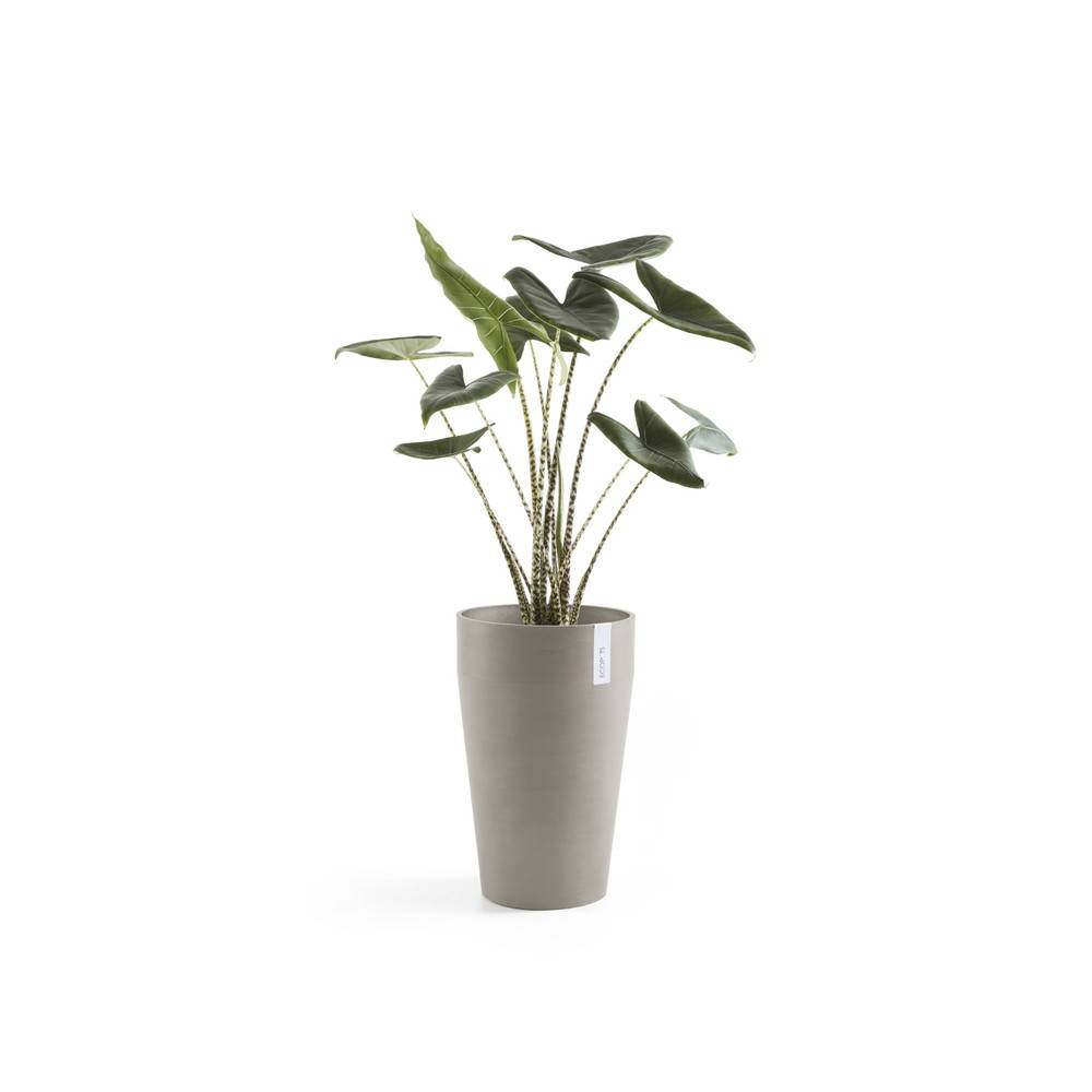Ecopots - Pot Haut Sankara 55 Taupe - Ø 35 x H. 55 cm - 36 L ECOPOTS - Imagen 1