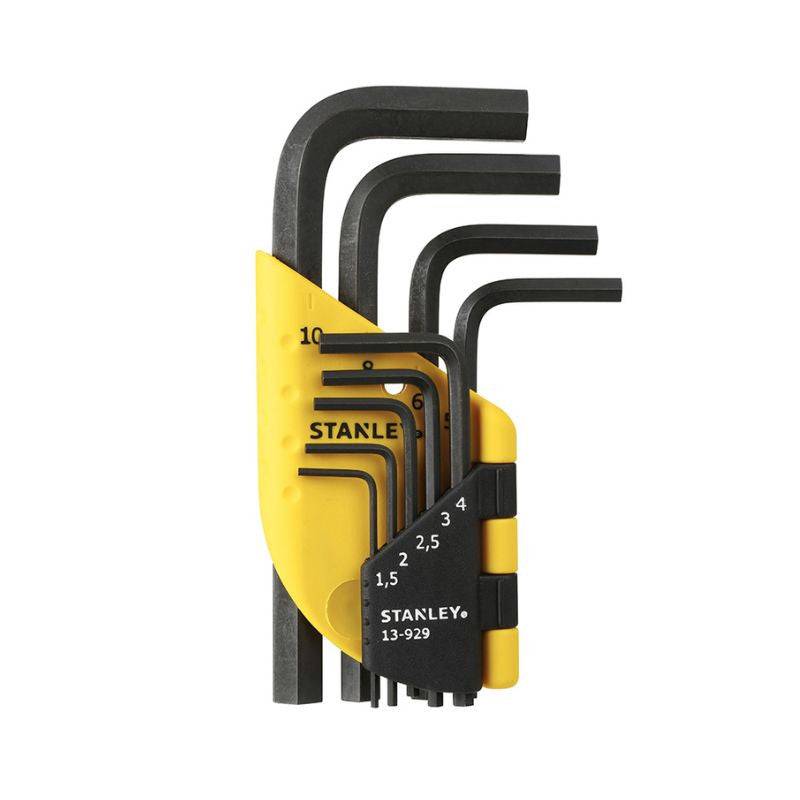 stanley - Etui de 9 clés mâles courtes Gamme Pro à têtes sphériques STANLEY 1-13-929 Stanley